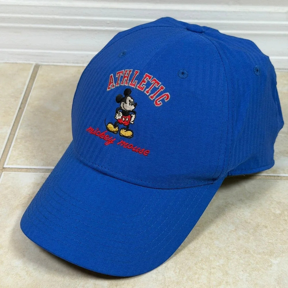 Nike Golf Blue Disney Parks Mickey Mouse Athletic Hat Swoosh Cap